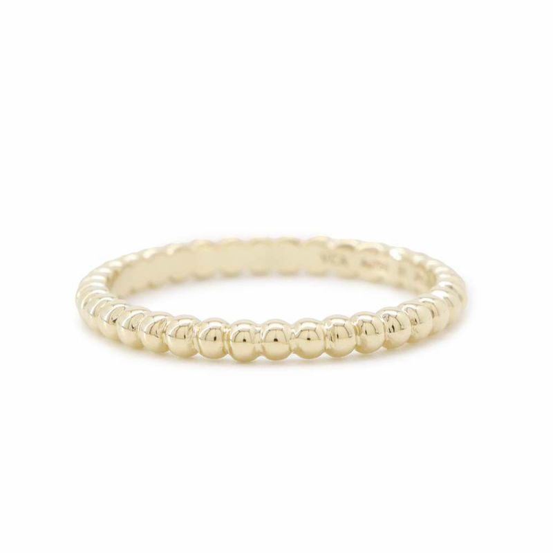 ヴァンクリーフ&アーペル リング ペルレ ゴールドパール スモール K18YGイエローゴールド サイズ51 VCARN95Q51/VCARPJMG00 指輪