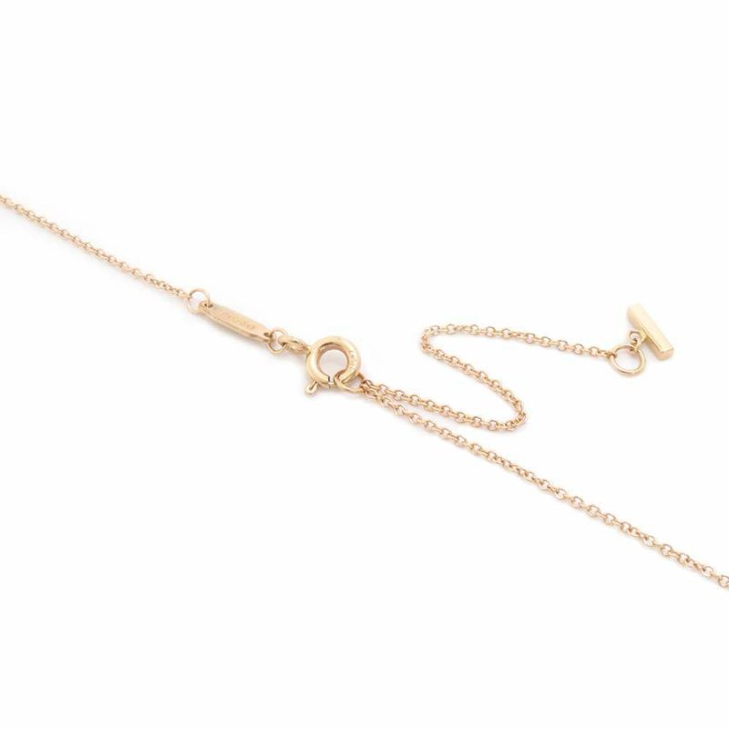 ティファニー ネックレス Tスマイル ペンダント スモール ダイヤモンド 計0.03ct K18PGピンクゴールド 74956963 Tiffany&Co. ジュエリー