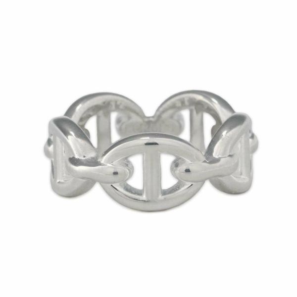 エルメス リング シェーヌダンクル アンシェネPM SV925シルバー リングサイズ46 HERMES ジュエリー