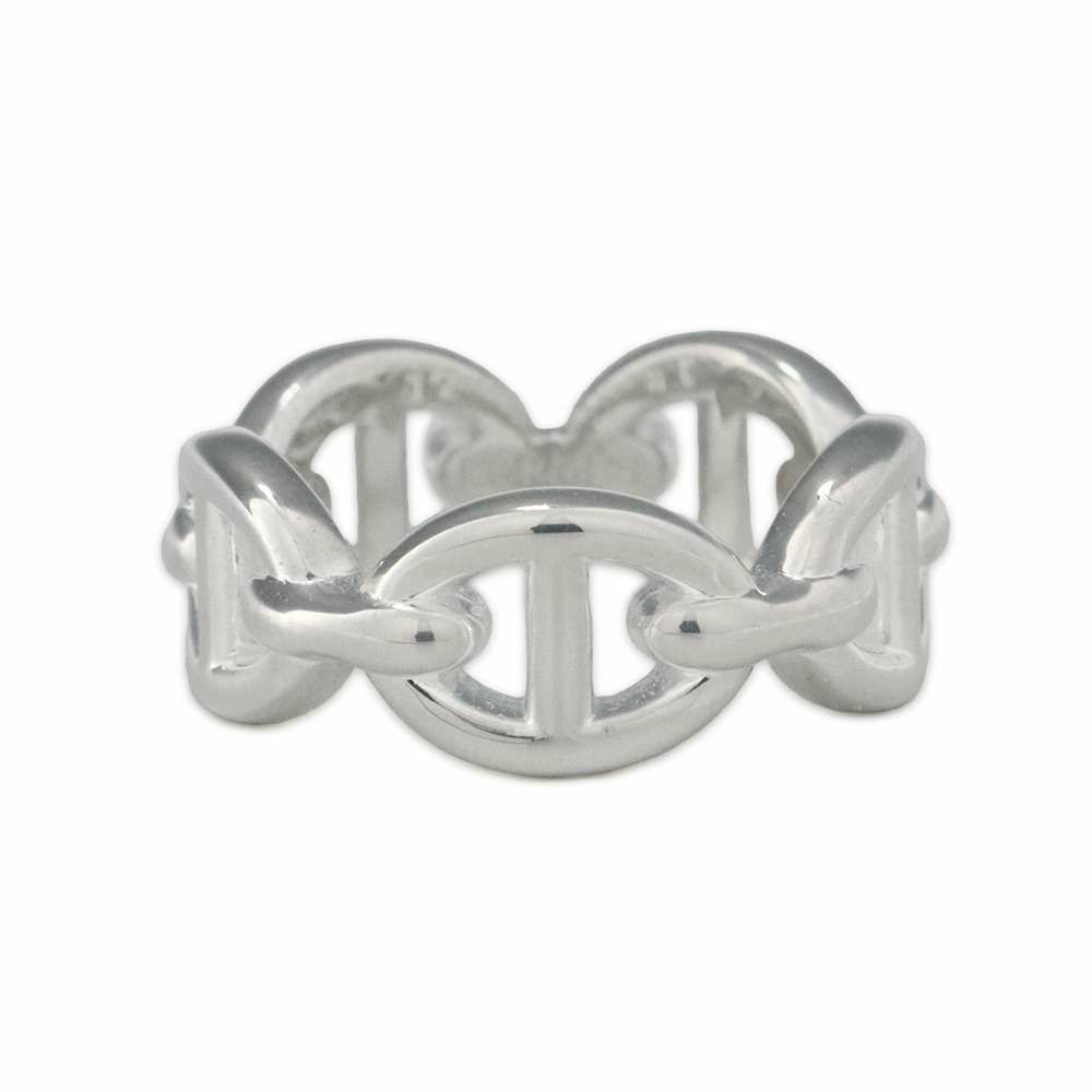 エルメス リング シェーヌダンクル アンシェネPM SV925シルバー リングサイズ46 HERMES ジュエリー