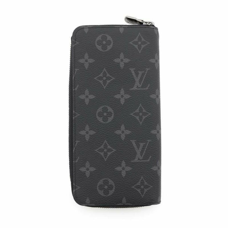 ルイヴィトン 長財布 モノグラム・エクリプス ジッピーウォレット・ヴェルティカル M62295 LOUIS VUITTON ブラック 黒