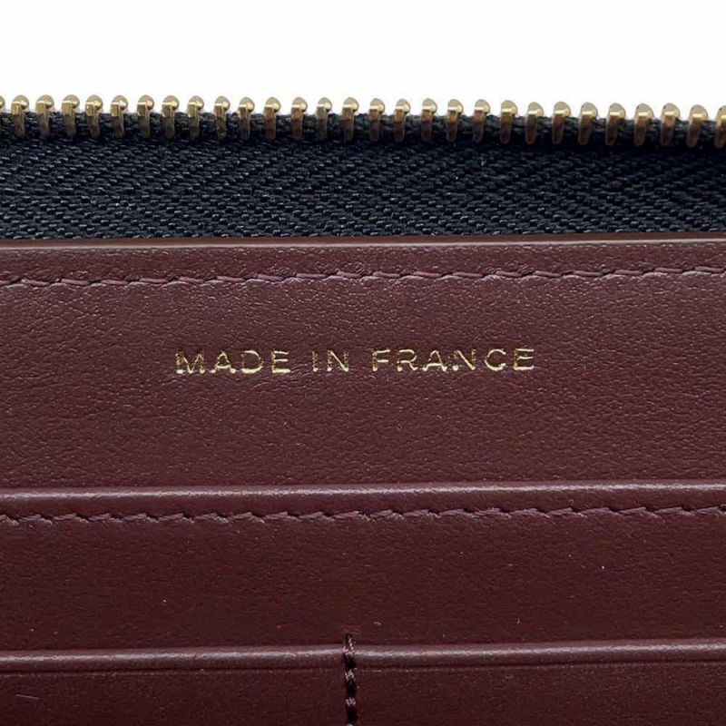 シャネル 長財布 クラシック ロング ジップ ウォレット マトラッセ ココマーク キャビアスキン AP0242 CHANEL 黒