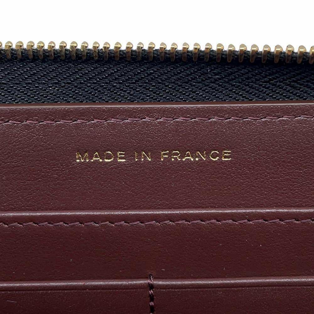 シャネル 長財布 クラシック ロング ジップ ウォレット マトラッセ ココマーク キャビアスキン AP0242 CHANEL 黒