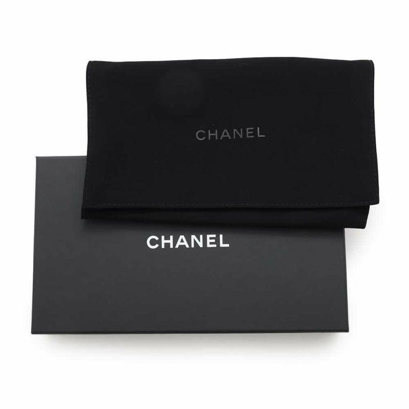 シャネル 長財布 クラシック ロング ジップ ウォレット マトラッセ ココマーク キャビアスキン AP0242 CHANEL 黒