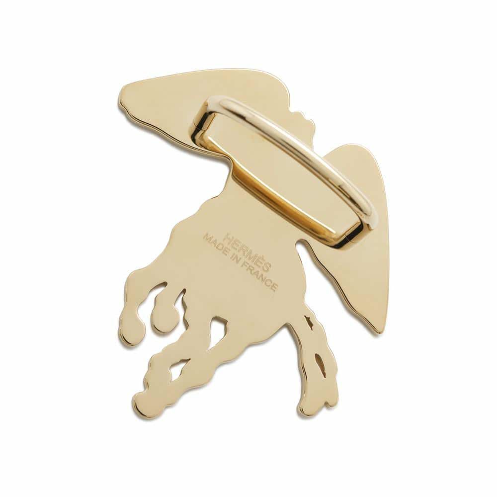 エルメス スカーフリング ペガス・グラヴェ カレ用 メタル HERMES アクセサリー