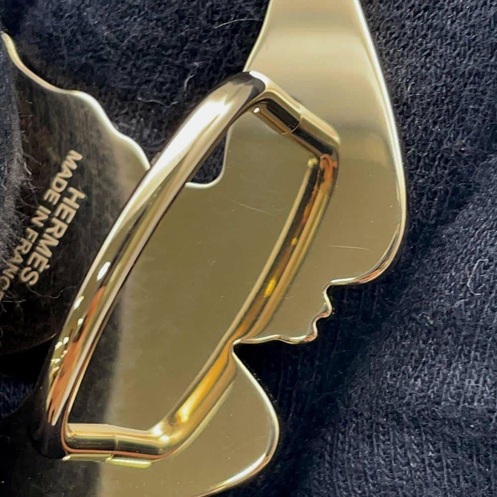 エルメス スカーフリング ペガス・グラヴェ カレ用 メタル HERMES アクセサリー