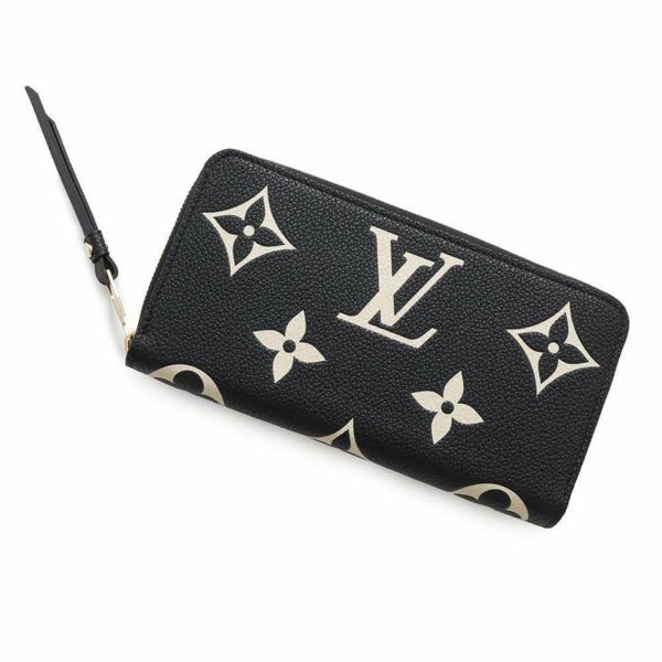 ルイヴィトン 長財布 モノグラム・アンプラント ジッピー・ウォレット M80481 黒 ブラック ラウンドファスナー