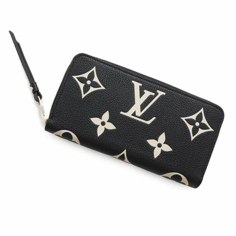 ルイヴィトン 長財布 モノグラム・アンプラント ジッピー・ウォレット M80481 黒 ブラック ラウンドファスナー