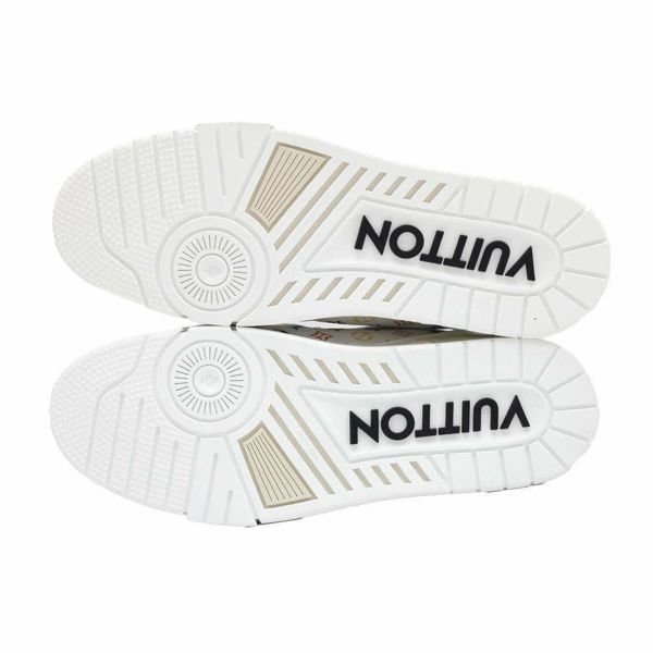 ルイヴィトン スニーカー モノグラム LV × TM LV トレイナー メンズサイズ8 1AHEKG ヴィトン 靴 白 村上隆