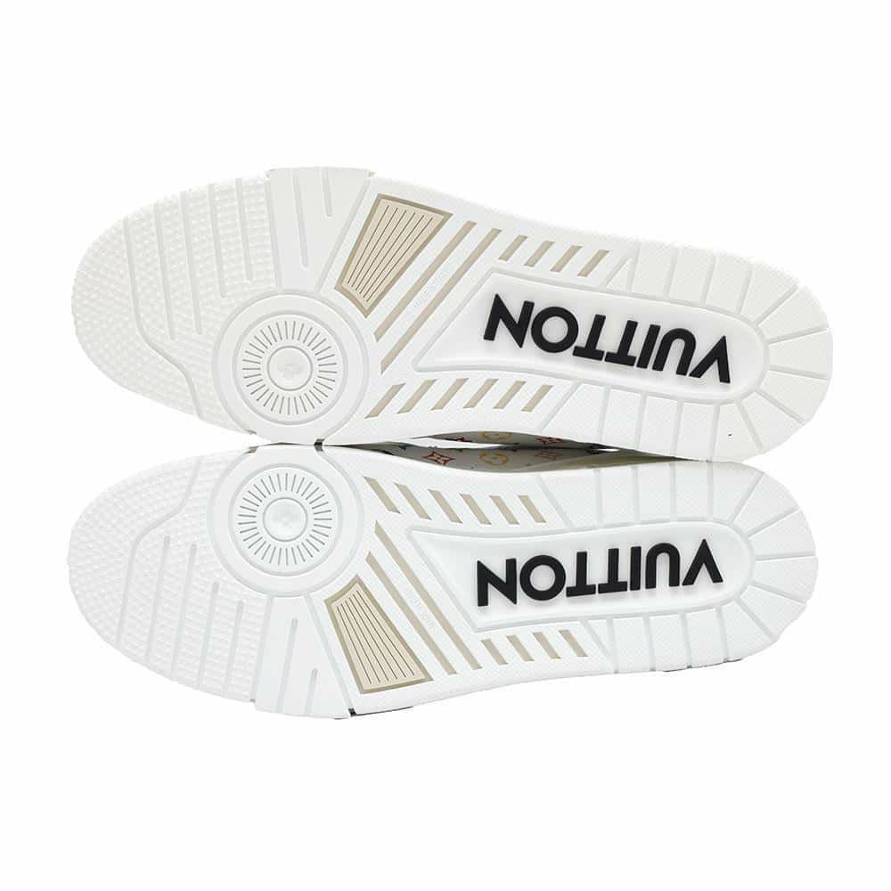 ルイヴィトン スニーカー モノグラム LV × TM LV トレイナー メンズサイズ8 1AHEKG ヴィトン 靴 白 村上隆