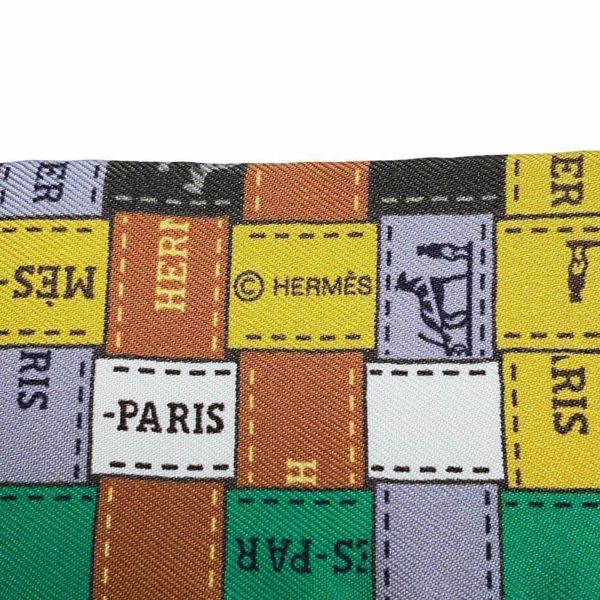 エルメス スカーフ ツイリー シルクツイル ボルデュック・チェック Bolduc au Carre HERMES シルク