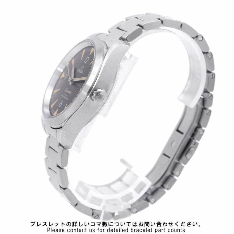 オメガ シーマスター レイルマスター 220.10.40.20.01.001 OMEGA 腕時計 黒文字盤