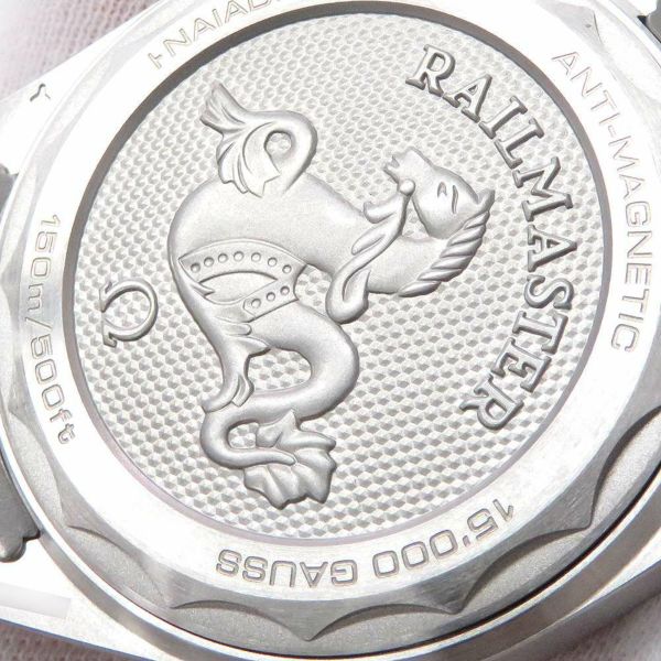 オメガ シーマスター レイルマスター 220.10.40.20.01.001 OMEGA 腕時計 黒文字盤