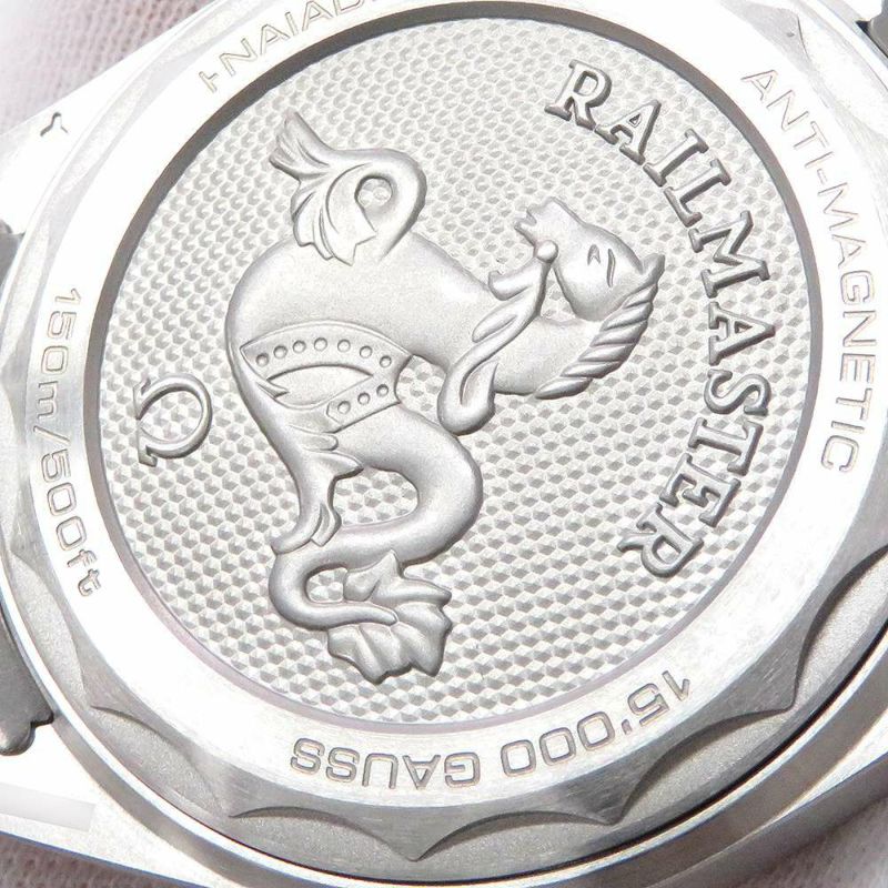 オメガ シーマスター レイルマスター 220.10.40.20.01.001 OMEGA 腕時計 黒文字盤