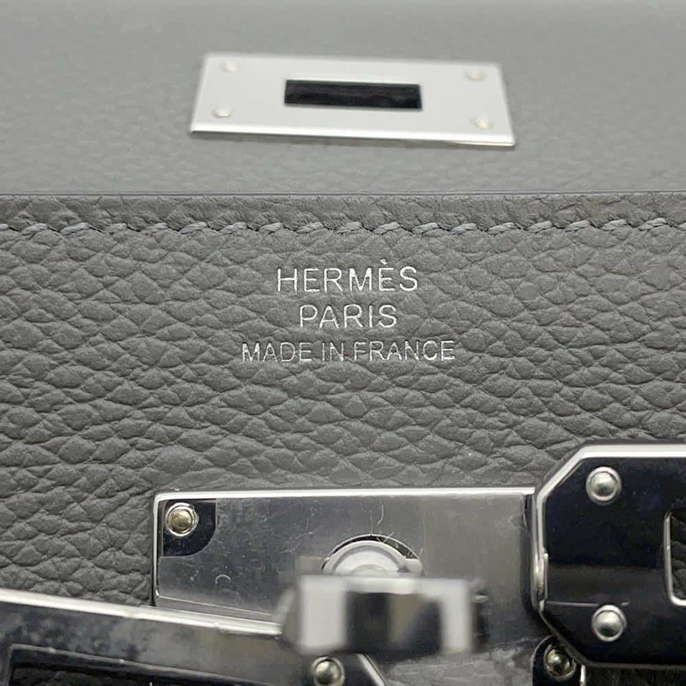 エルメス ケリーウォレット ロング トゥーゴー グリメイヤー/シルバー金具 エバーカラー B刻印 財布