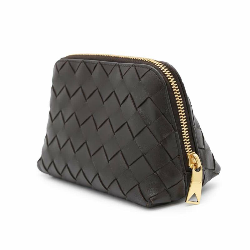 ボッテガヴェネタ ポーチ イントレチャート レザー BOTTEGA VENETA 小物入れ