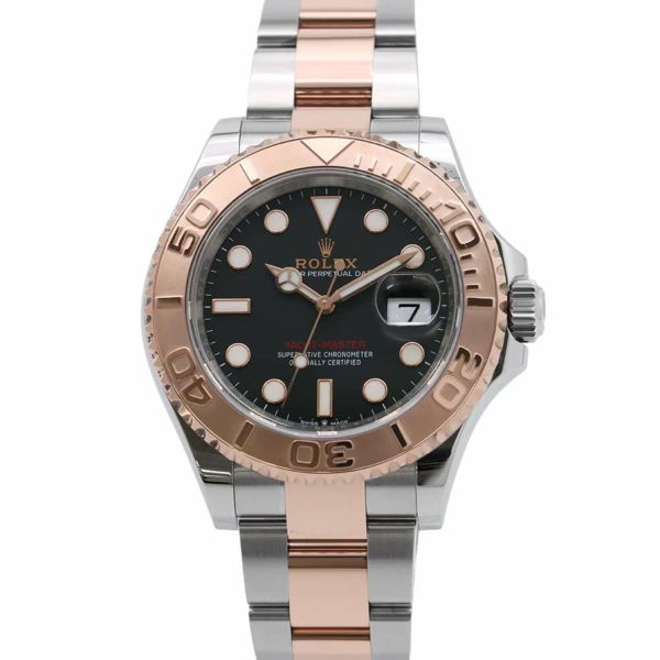 ロレックス ヨットマスター40 SS/K18PG ランダムシリアル ルーレット 126621 ROLEX 腕時計 ウォッチ  黒文字盤
