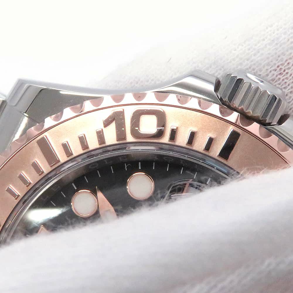 ロレックス ヨットマスター40 SS/K18PG ランダムシリアル ルーレット 126621 ROLEX 腕時計 ウォッチ  黒文字盤