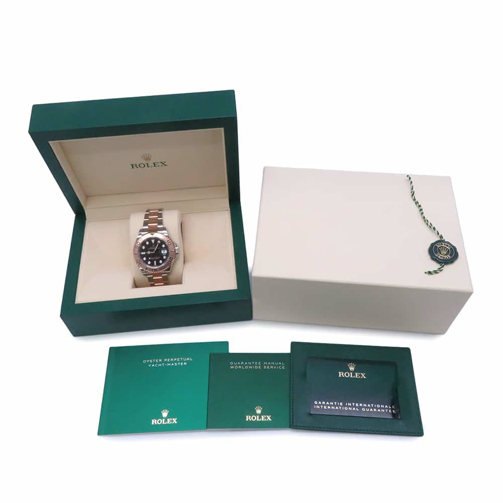 ロレックス ヨットマスター40 SS/K18PG ランダムシリアル ルーレット 126621 ROLEX 腕時計 ウォッチ  黒文字盤