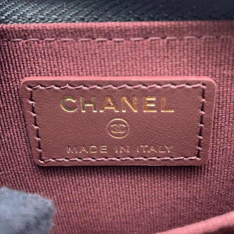 シャネル コインケース クラシック ジップコインパース マトラッセ ココマーク キャビアスキン AP0216 CHANEL 財布 小銭入れ 黒