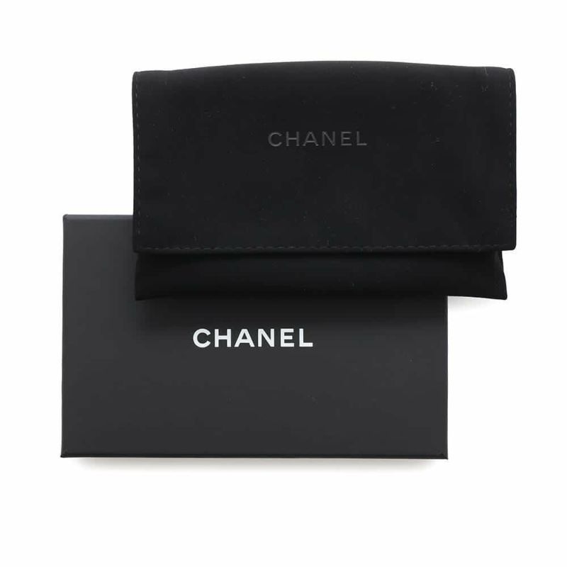 シャネル コインケース クラシック ジップコインパース マトラッセ ココマーク キャビアスキン AP0216 CHANEL 財布 小銭入れ 黒