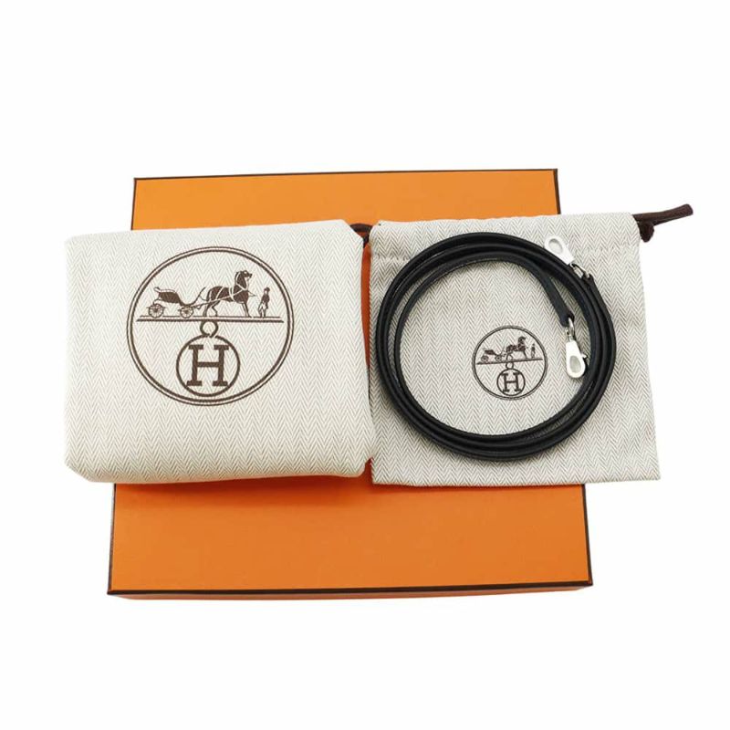 エルメス ハンドバッグ ミニケリードゥ 外縫い ブルードプリュス/エレクトラム金具 エプソン W刻印 2wayショルダー