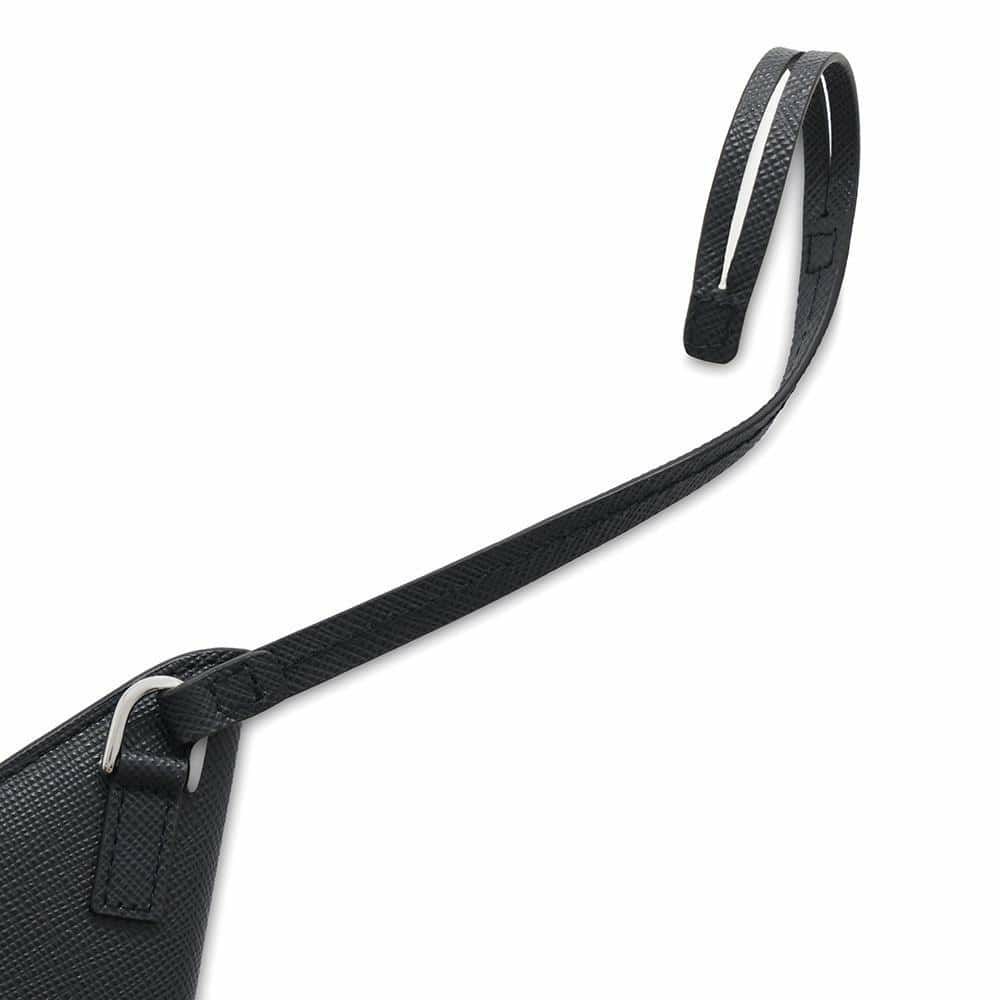 プラダ ネームタグ トライアングル サフィアーノレザー 2TT153 PRADA