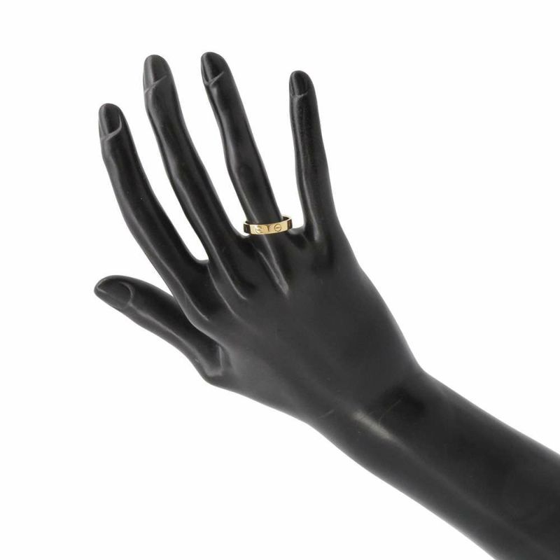 カルティエ リング ミニ ラブリング K18YGイエローゴールド スモールモデル リングサイズ51 B4085000 Cartier ジュエリー