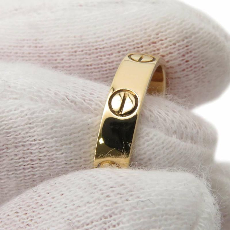 カルティエ リング ミニ ラブリング K18YGイエローゴールド スモールモデル リングサイズ51 B4085000 Cartier ジュエリー