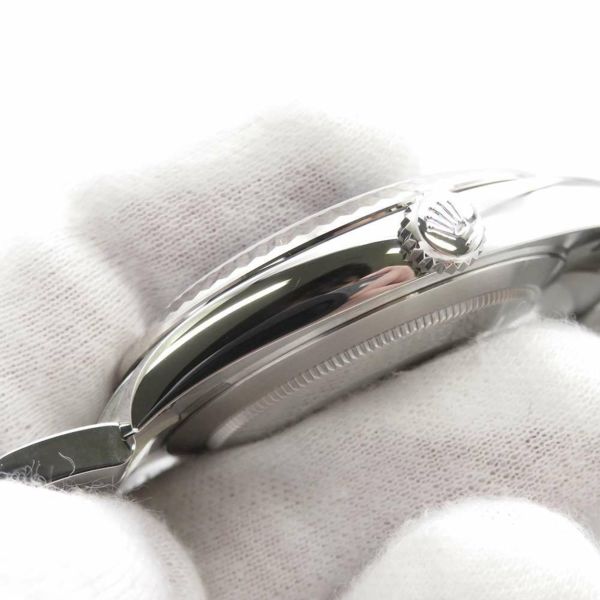 ロレックス デイトジャスト41 SS/K18WG ランダムシリアル ルーレット 126334 ブライトブルー文字盤