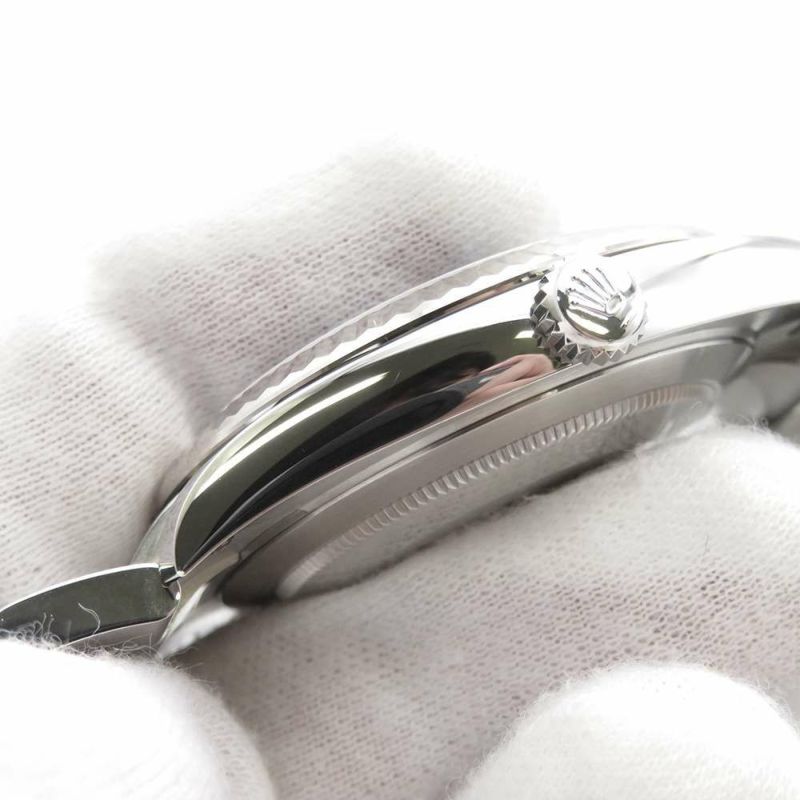 ロレックス デイトジャスト41 SS/K18WG ランダムシリアル ルーレット 126334 ブライトブルー文字盤