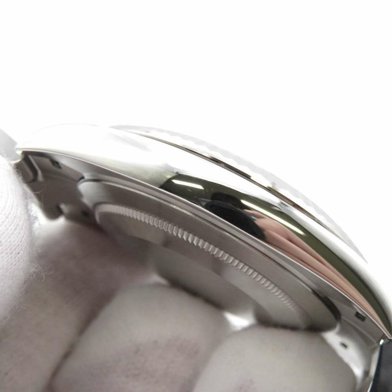 ロレックス デイトジャスト41 SS/K18WG ランダムシリアル ルーレット 126334 ブライトブルー文字盤