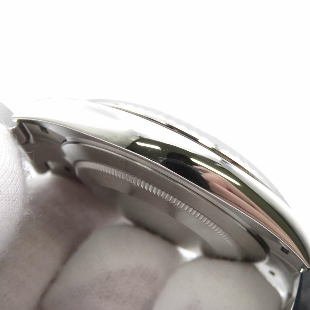 ロレックス デイトジャスト41 SS/K18WG ランダムシリアル ルーレット 126334 ブライトブルー文字盤