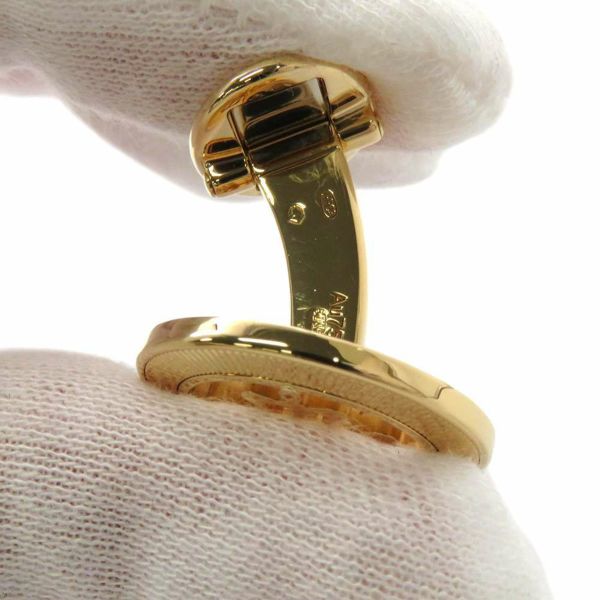 パテックフィリップ カフスボタン カラトラバ 十字 カフスリンク ギヨシェ K18YG 205.9089J3-001 PATEK PHILIPPE