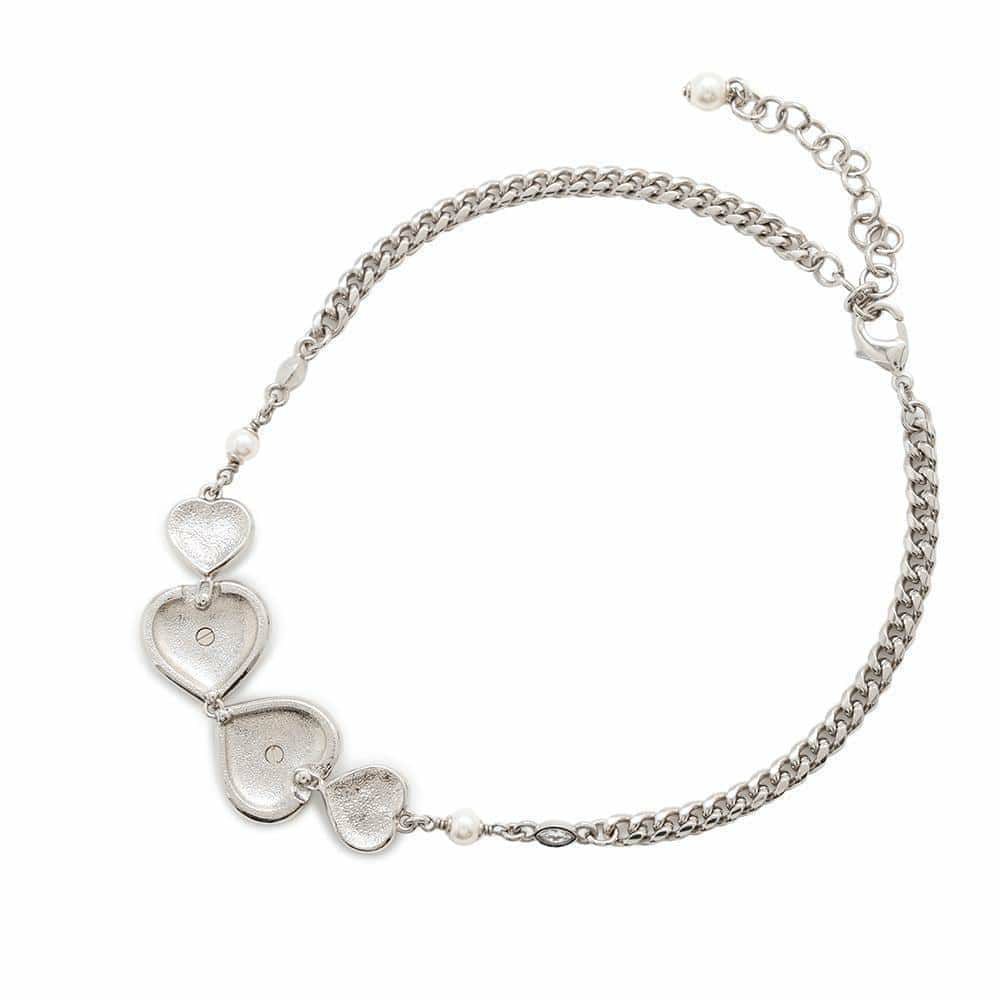 シャネル ネックレス ハート ココマーク ラインストーン B23B ABB614 CHANEL アクセサリー