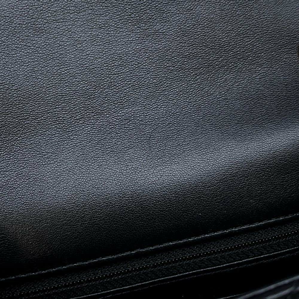 シャネル チェーンショルダーバッグ マトラッセ ココマーク ラムスキン AS4385 CHANEL 黒