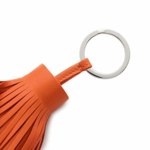 エルメス キーホルダー カルメン テールバテュー/シルバー金具 ラムスキン B刻印 HERMES チャーム