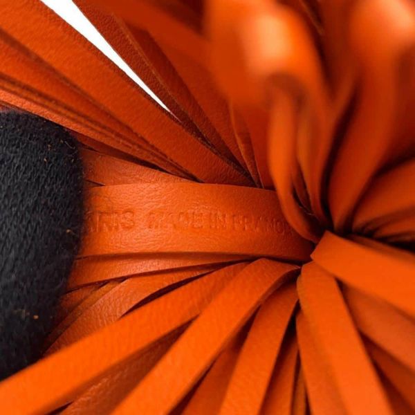 エルメス キーホルダー カルメン テールバテュー/シルバー金具 ラムスキン B刻印 HERMES チャーム