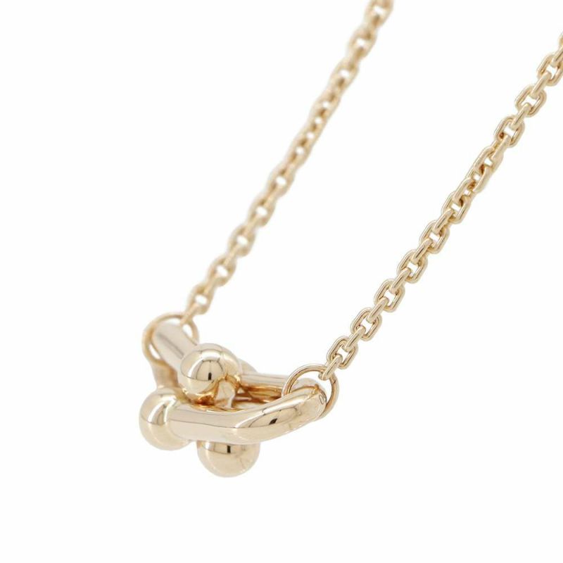 ティファニー ネックレス ハードウェア ダブルリンク ペンダント スモール K18PGピンクゴールド 75060726 Tiffany&Co. ジュエリー