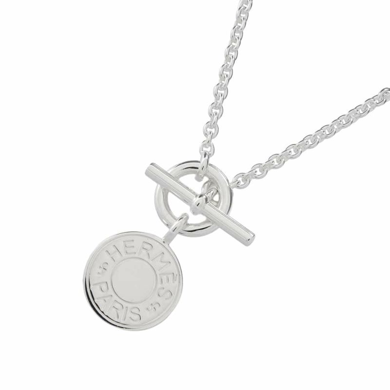 エルメス ネックレス アミュレット H エクスリブリス コンフェッティ セリエ SV925シルバー HERMES ジュエリー