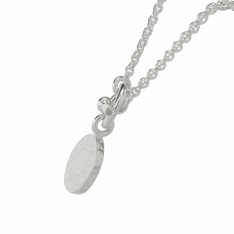 エルメス ネックレス アミュレット H エクスリブリス コンフェッティ セリエ SV925シルバー HERMES ジュエリー