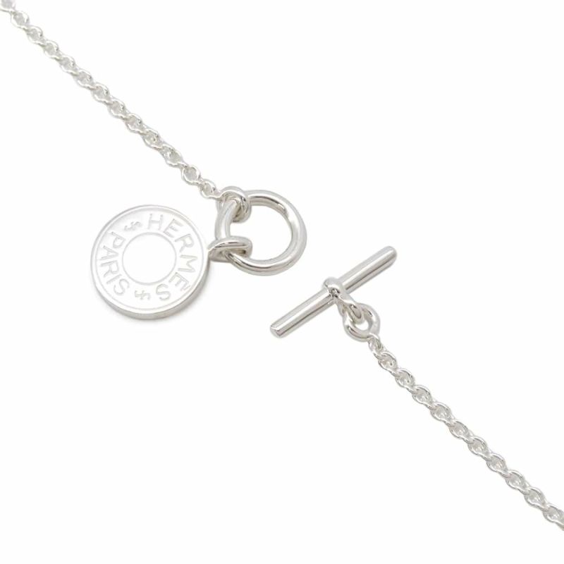 エルメス ネックレス アミュレット H エクスリブリス コンフェッティ セリエ SV925シルバー HERMES ジュエリー