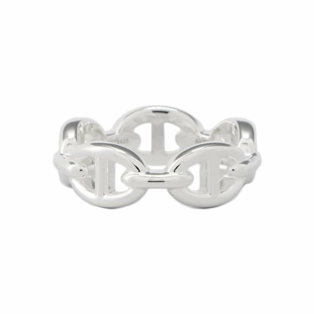 エルメス リング シェーヌダンクル アンシェネPM SV925シルバー リングサイズ54 HERMES ジュエリー