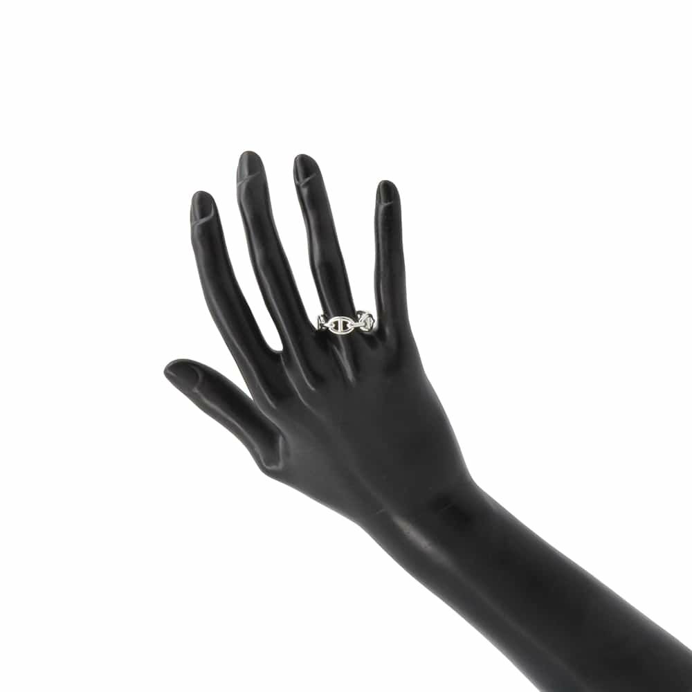 エルメス リング シェーヌダンクル アンシェネPM SV925シルバー リングサイズ54 HERMES ジュエリー