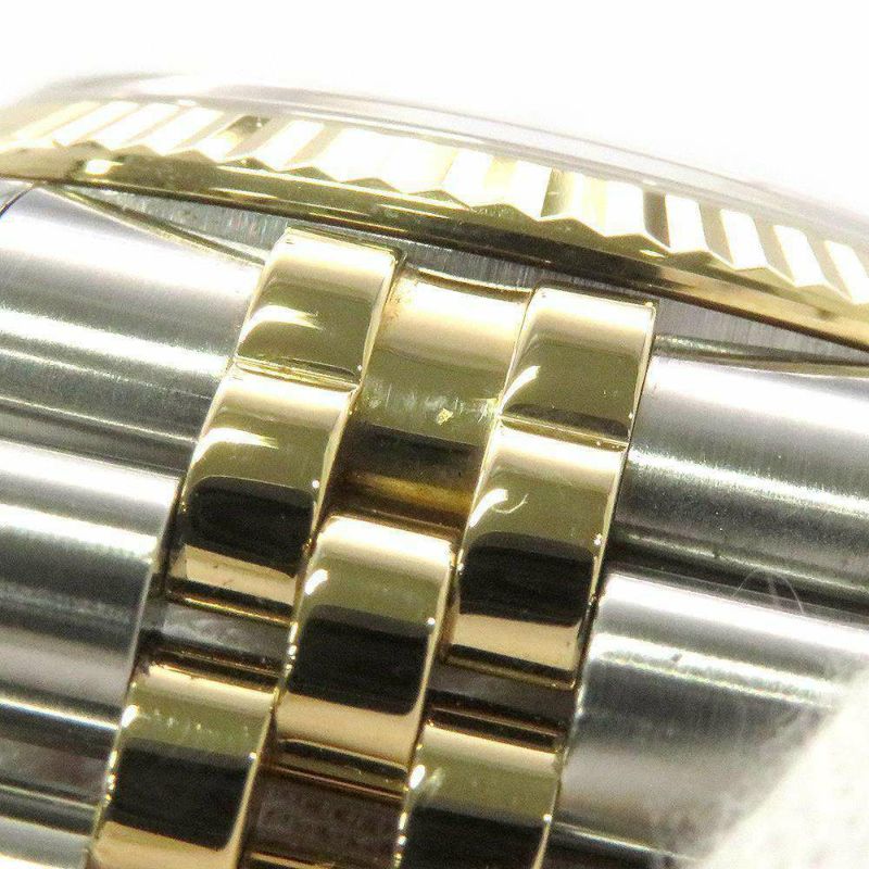 ロレックス デイトジャスト F番 SS/K18YG 10Pダイヤ 116233 ROLEX 腕時計 ブルーグラデーション文字盤