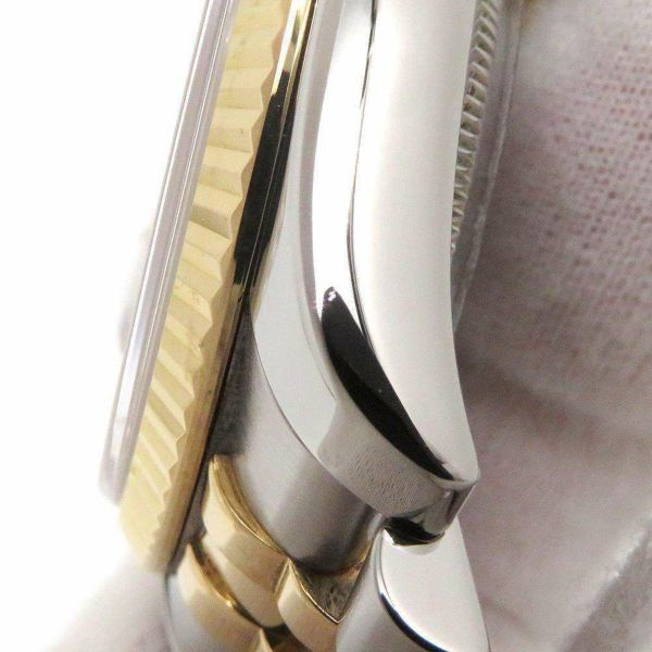 ロレックス デイトジャスト F番 SS/K18YG 10Pダイヤ 116233 ROLEX 腕時計 ブルーグラデーション文字盤