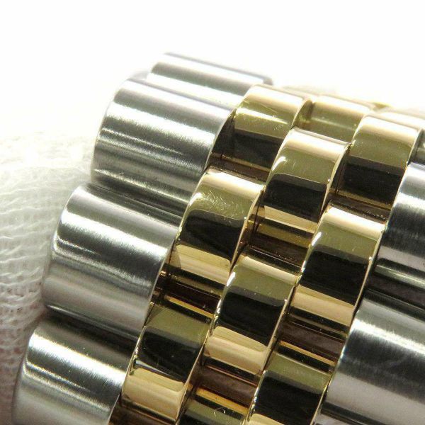 ロレックス デイトジャスト F番 SS/K18YG 10Pダイヤ 116233 ROLEX 腕時計 ブルーグラデーション文字盤