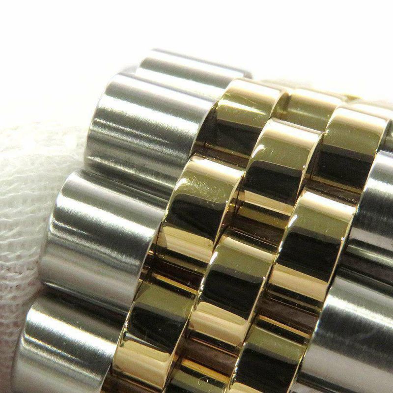 ロレックス デイトジャスト F番 SS/K18YG 10Pダイヤ 116233 ROLEX 腕時計 ブルーグラデーション文字盤