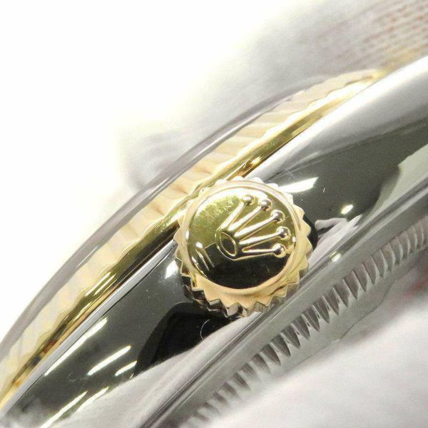 ロレックス デイトジャスト F番 SS/K18YG 10Pダイヤ 116233 ROLEX 腕時計 ブルーグラデーション文字盤