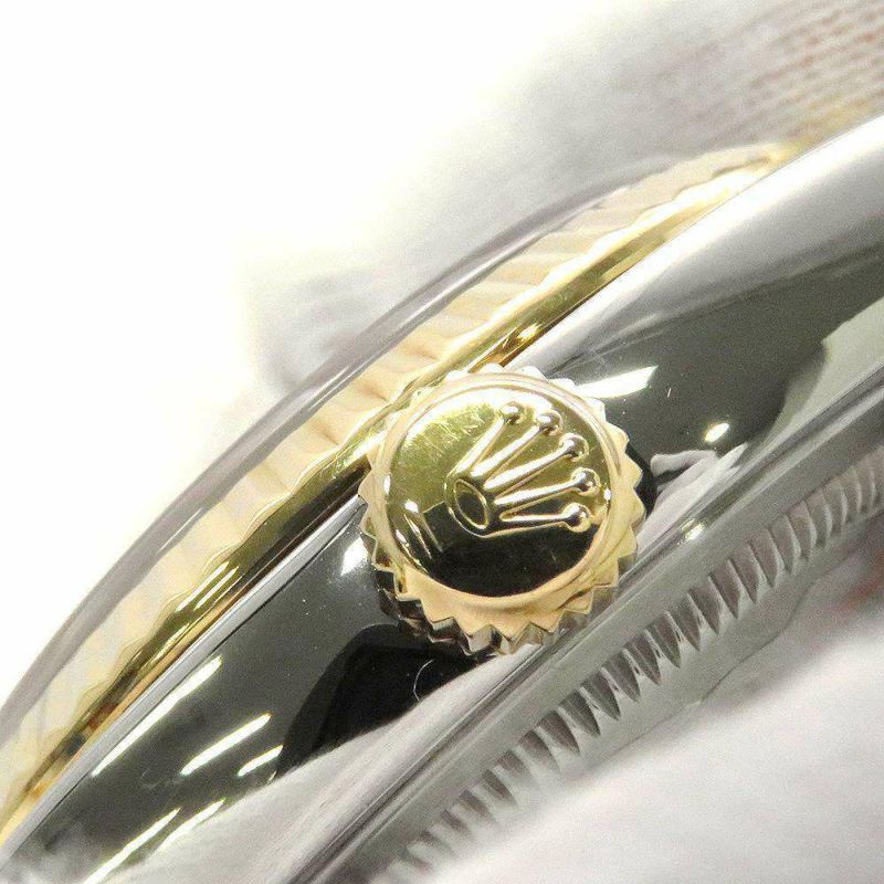 ロレックス デイトジャスト F番 SS/K18YG 10Pダイヤ 116233 ROLEX 腕時計 ブルーグラデーション文字盤